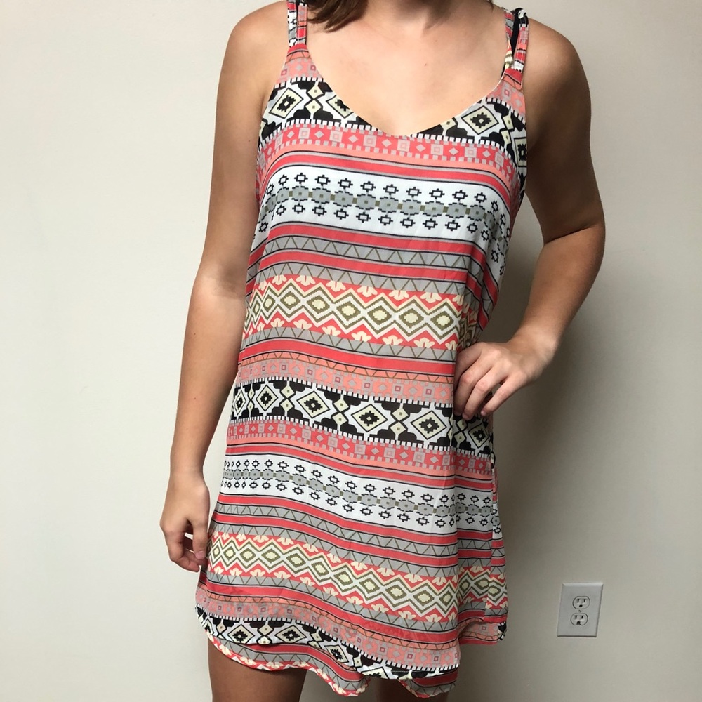Multipattern / multicolor dress